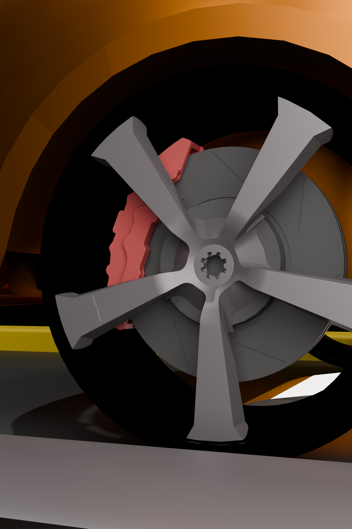 Rear right alloy wheel